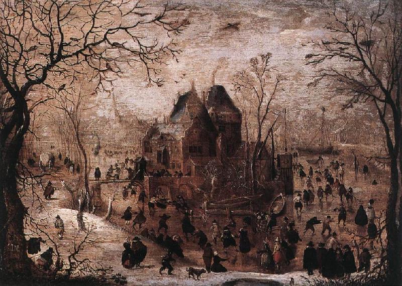 AVERCAMP, Hendrick Winter Landscape  jko5 oil painting picture